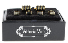 Load image into Gallery viewer, Vittorio Vico Gold Cufflinks &amp; Stud Sets

