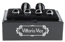 Load image into Gallery viewer, Vittorio Vico Silver Cufflinks &amp; Stud Sets

