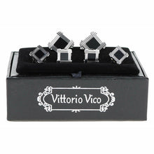Load image into Gallery viewer, Vittorio Vico Silver Cufflinks &amp; Stud Sets
