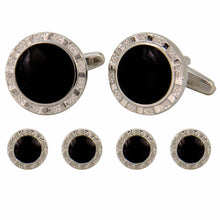 Load image into Gallery viewer, Vittorio Vico Silver Cufflinks &amp; Stud Sets
