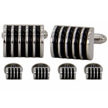 Load image into Gallery viewer, Vittorio Vico Silver Cufflinks &amp; Stud Sets
