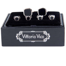 Load image into Gallery viewer, Vittorio Vico Silver Cufflinks &amp; Stud Sets

