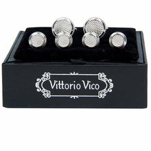 Load image into Gallery viewer, Vittorio Vico Silver Cufflinks &amp; Stud Sets
