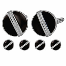 Load image into Gallery viewer, Vittorio Vico Silver Cufflinks &amp; Stud Sets
