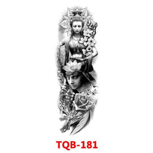 Load image into Gallery viewer, Full Arm Large Size Sleeve Temporary Sticker Dragon Tattoo Waterproof Body Art Realistic 3D Design For Mens
