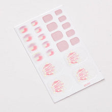 Load image into Gallery viewer, Full Beauty Loveliness Designed Manicure Valentines Nail Art Designer Nail Decals Kids Nails Art Decoration Nail Sticker Set French Tip Guides Stickers French Nail Stickers Form Fringe Guides for Decoration Stencil Tools
