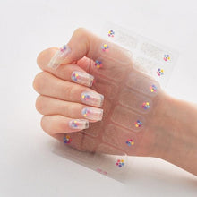 Load image into Gallery viewer, Full Cover Nail Stickers Designer Nail Decals Fashion Five Sorts of Nail Stickers  Nail Sticker set Nail Decoration Nail Strips 3D Nail Art Stickers Decal Slider Template Diy Nail Tool Decorations Nail Art Design Self Adhesive Luxury Designer Nail Sticker
