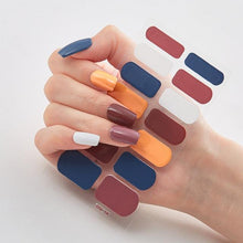 Load image into Gallery viewer, Full Cover Nail Stickers Designer Nail Decals Fashion Five Sorts of Nail Stickers  Nail Sticker set Nail Decoration Nail Strips 3D Nail Art Stickers Decal Slider Template Diy Nail Tool Decorations Nail Art Design Self Adhesive Luxury Designer Nail Sticker
