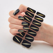 Load image into Gallery viewer, Full Cover Nail Stickers Designer Nail Decals Fashion Five Sorts of Nail Stickers  Nail Sticker set Nail Decoration Nail Strips 3D Nail Art Stickers Decal Slider Template Diy Nail Tool Decorations Nail Art Design Self Adhesive Luxury Designer Nail Sticker
