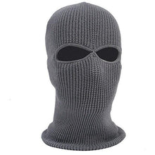 Load image into Gallery viewer, Full Face Cover Mask Three 3 Hole Balaclava Knit Hat Army Tactical CS Winter Ski Cycling Mask Beanie Hat Scarf Warm Face Masks Knit Hat Full Face Cover Balaclava Hats Funny Party Embroidery Beanies Caps Hole Knitted Full Face Cover
