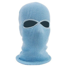 Load image into Gallery viewer, Full Face Cover Mask Three 3 Hole Balaclava Knit Hat Army Tactical CS Winter Ski Cycling Mask Beanie Hat Scarf Warm Face Masks Knit Hat Full Face Cover Balaclava Hats Funny Party Embroidery Beanies Caps Hole Knitted Full Face Cover
