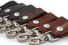 Load image into Gallery viewer, Full Grain Leather Keychain
