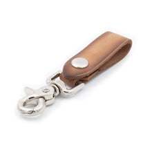 Load image into Gallery viewer, Full Grain Leather Keychain
