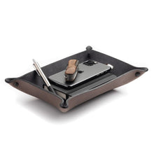 Load image into Gallery viewer, Full Grain Leather Valet Tray / Charging Station
