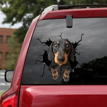 Load image into Gallery viewer, Funny Dog Head In The Crack Vinyl Car Funny Dog Head In The Crack Vinyl Car Stickers Decals Motorcycle Accessories Car-window Decorative Goods Broken Glass Sticker Car Stickers Decals Motorcycle Accessories Car-window Decorative Goods Pvc Car Sticker

