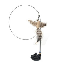 Load image into Gallery viewer, Funny Feather Bird with Bell Cat Stick Toy for Kitten Playing Teaser Wand Toy Cat Supplies Interactive Wiggle Moving Cat Kicker Toy with Plush Interactive Cat Toys Fun Toy For Cat Exercise
