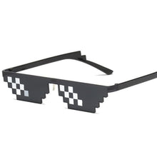 Load image into Gallery viewer, Funny Mosaic Sunglasses For Women New Elegant Vintage Small Frame Glasses For Lady New Retro Shape Metal Design Sunglasses, Men Women Glass 8 Bit Pixel Mosaic Glasses Photo Props Unisex Sunglass
