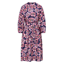 Load image into Gallery viewer, Maeve Navy &amp; Pink Floral Dress

