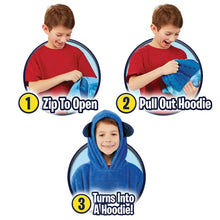 Load image into Gallery viewer, Children's Wearable Blanket Hoodie
