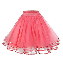 Load image into Gallery viewer, Three-Layer Ribbon Grenadine Soft Girl Skirt - # GIAA23710003
