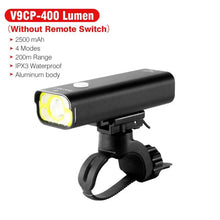 Load image into Gallery viewer, GACIRON 400-1800 Lumens Bicycle Front Light USB Rechargeable Cycling Headlight Flashlight MTB Road Bike Waterproof LED Head Lamp
