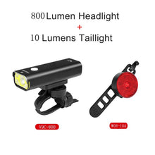 Load image into Gallery viewer, GACIRON 400-1800 Lumens Bicycle Front Light USB Rechargeable Cycling Headlight Flashlight MTB Road Bike Waterproof LED Head Lamp
