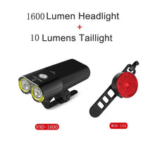Load image into Gallery viewer, GACIRON 400-1800 Lumens Bicycle Front Light USB Rechargeable Cycling Headlight Flashlight MTB Road Bike Waterproof LED Head Lamp
