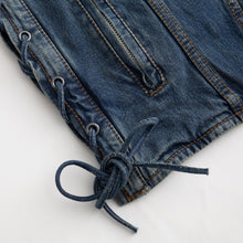 Load image into Gallery viewer, Gambler Men's Motorcycle Denim Vest
