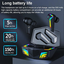 Load image into Gallery viewer, Gaming Headsets Wireless Earphones Low Latency Bluetooth Headphone Sports Noise Cancelling Earbuds With Mic Sports Headphones Wireless Bluetooth Headphones With Microphone 5H Playtime Wireless Running Earbuds

