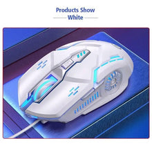 Load image into Gallery viewer, Gaming LED Wired Mechanical Mouse 6 Button With Backlight Ergonomic Cool Mouse Design For Laptop And Computer
