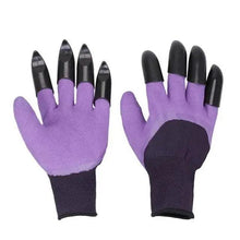 Load image into Gallery viewer, Garden Gloves With Fingertips Claws ABS Plastic Garden Rubber Gloves Gardening Digging Planting Durable Gloves With Claws Waterproof Outdoor Work Breathable Glove Best Gift For Gardener
