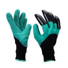 Load image into Gallery viewer, Garden Gloves With Fingertips Claws ABS Plastic Garden Rubber Gloves Gardening Digging Planting Durable Gloves With Claws Waterproof Outdoor Work Breathable Glove Best Gift For Gardener
