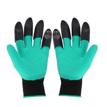 Load image into Gallery viewer, Garden Gloves With Fingertips Claws ABS Plastic Garden Rubber Gloves Gardening Digging Planting Durable Gloves With Claws Waterproof Outdoor Work Breathable Glove Best Gift For Gardener
