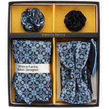 Load image into Gallery viewer, Vittorio Farina Gift Box (Necktie, Bow Tie, Pocket Squares and Flower Lapel Pin)
