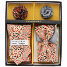 Load image into Gallery viewer, Vittorio Farina Gift Box (Necktie, Bow Tie, Pocket Squares and Flower Lapel Pin)
