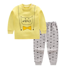 Load image into Gallery viewer, Cotton Pajama Set for Kids 0-5 Years with Cartoon Design - # BAAA81810020
