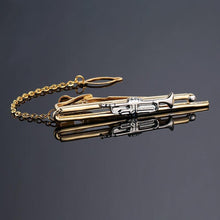 Load image into Gallery viewer, Gentlemen Fashion Men Tie Clip Classy Necktie Tie Bar Tie Clip For Men's Skinny Necktie Tie Clip Gift For Husband Dolphin Ship Wedding Tie Men Jewelry Romantic Necktie Bar Clips Groomsmen Grooms Business Formal Necktie Clips
