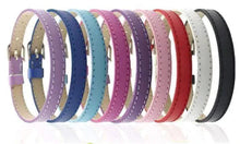 Load image into Gallery viewer, Genuine Leather Slider Bracelet
