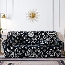 Load image into Gallery viewer, Geometric Sofa Covers Stretch Plaid Sofa Slipcovers for Living Room Elastic Sofa Cover Couch Armchair Cover Towel 1 2 3 4 Seater Slipcover For Sofas Loveseat Armchair Living Room Universal Furniture
