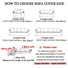 Load image into Gallery viewer, Geometric Sofa Covers Stretch Plaid Sofa Slipcovers for Living Room Elastic Sofa Cover Couch Armchair Cover Towel 1 2 3 4 Seater Slipcover For Sofas Loveseat Armchair Living Room Universal Furniture
