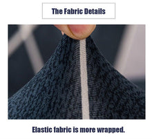 Load image into Gallery viewer, Geometric Sofa Covers Stretch Plaid Sofa Slipcovers for Living Room Elastic Sofa Cover Couch Armchair Cover Towel 1 2 3 4 Seater Slipcover For Sofas Loveseat Armchair Living Room Universal Furniture

