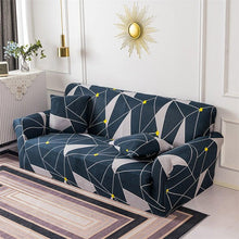 Load image into Gallery viewer, Geometric Sofa Covers Stretch Plaid Sofa Slipcovers for Living Room Elastic Sofa Cover Couch Armchair Cover Towel 1 2 3 4 Seater Slipcover For Sofas Loveseat Armchair Living Room Universal Furniture
