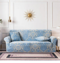 Load image into Gallery viewer, Geometric Sofa Covers Stretch Plaid Sofa Slipcovers for Living Room Elastic Sofa Cover Couch Armchair Cover Towel 1 2 3 4 Seater Slipcover For Sofas Loveseat Armchair Living Room Universal Furniture
