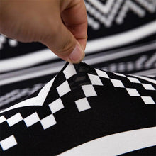 Load image into Gallery viewer, Geometric Sofa Covers Stretch Plaid Sofa Slipcovers for Living Room Elastic Sofa Cover Couch Armchair Cover Towel 1 2 3 4 Seater Slipcover For Sofas Loveseat Armchair Living Room Universal Furniture

