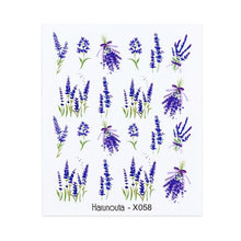 Load image into Gallery viewer, Geometry Line Stripe Nail Sticker Floral Butterfly Design Water Decals Slider Wraps Decoration Nail Art Accessories Water Transfer Nail Decals Sticker For Pretty Girl Self-Adhesive Nail Decals Designer Nail Stickers for Acrylic Decal Decoration

