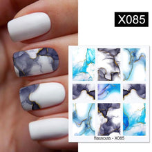 Load image into Gallery viewer, Geometry Line Stripe Nail Sticker Floral Butterfly Design Water Decals Slider Wraps Decoration Nail Art Accessories Water Transfer Nail Decals Sticker For Pretty Girl Self-Adhesive Nail Decals Designer Nail Stickers for Acrylic Decal Decoration
