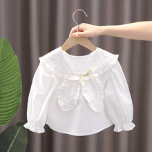 Load image into Gallery viewer, Girls' Cotton Puff Sleeve | Long-Sleeved Top | For Ages 1-3 - #  BAAA111810003  &amp; GIAA21510013
