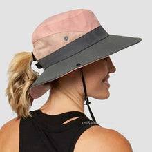 Load image into Gallery viewer, Girls' Ponytail UV Shield Sun Hat
