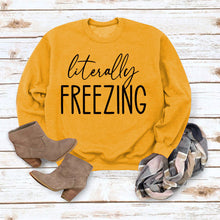 Load image into Gallery viewer, Girls Printed Loose Round Neck Long Sleeve Top Sweater - # GIAA23510035

