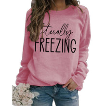 Load image into Gallery viewer, Girls Printed Loose Round Neck Long Sleeve Top Sweater - # GIAA23510035
